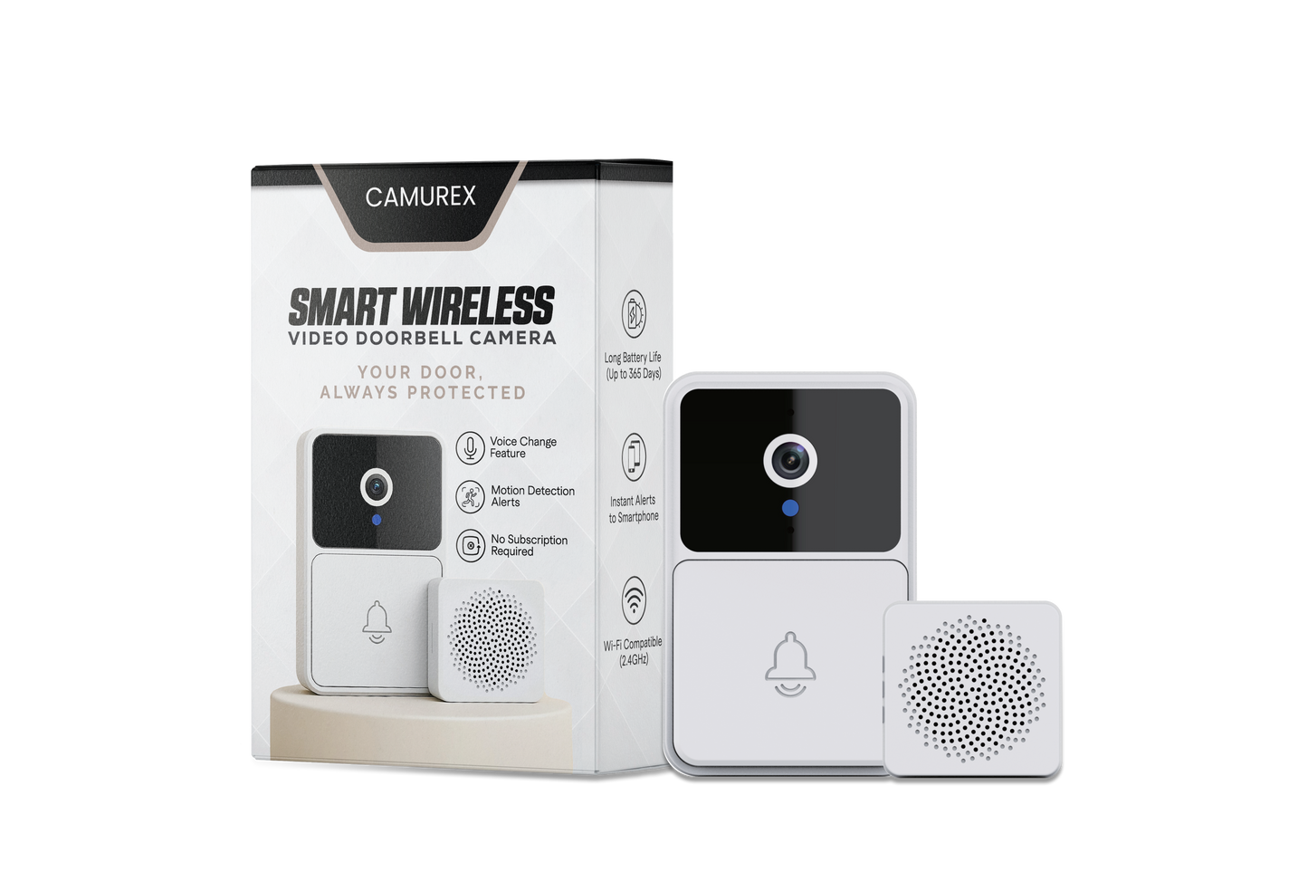 Camurex Smart Wireless Video Doorbell Camera