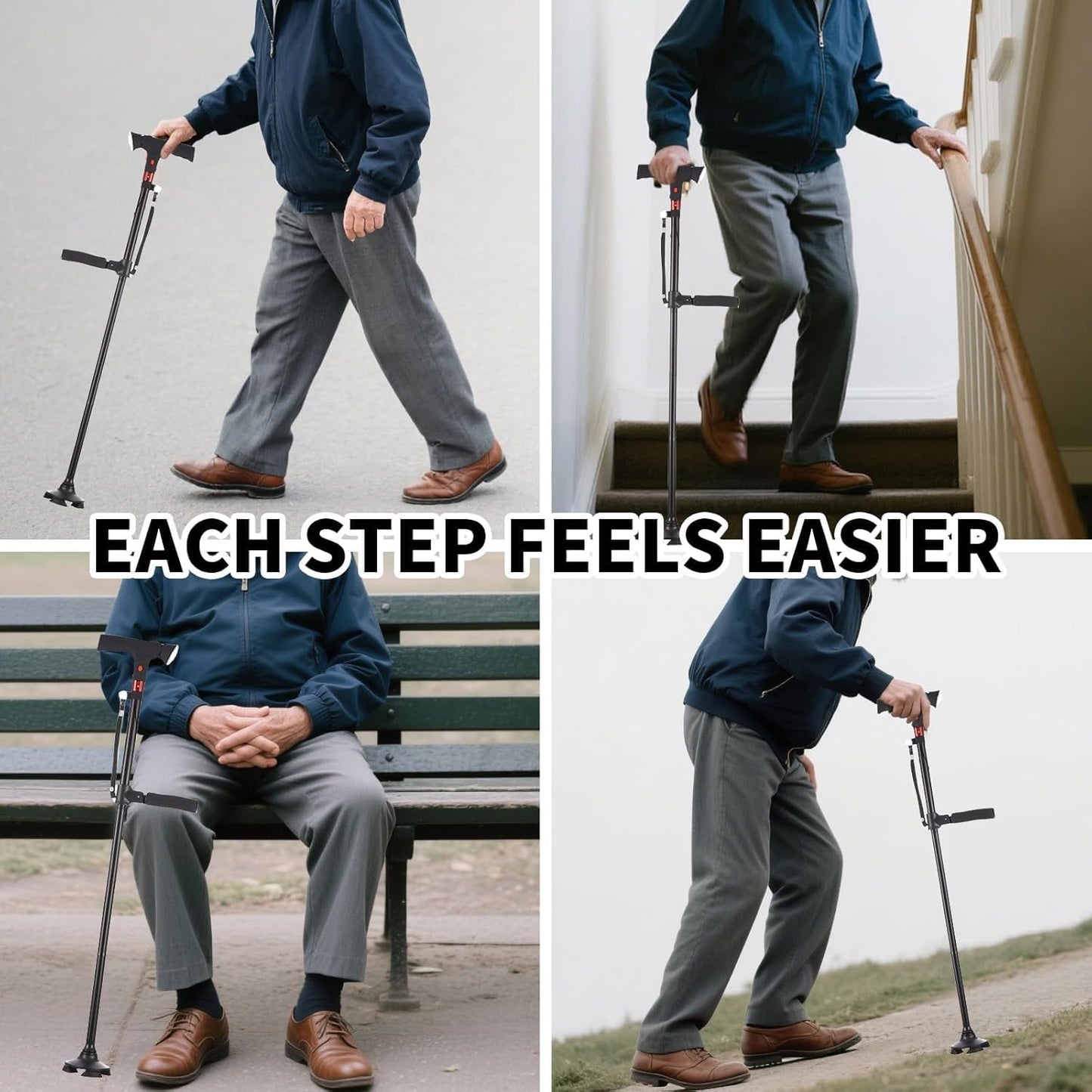 Walknix Walking Stick with LED Light