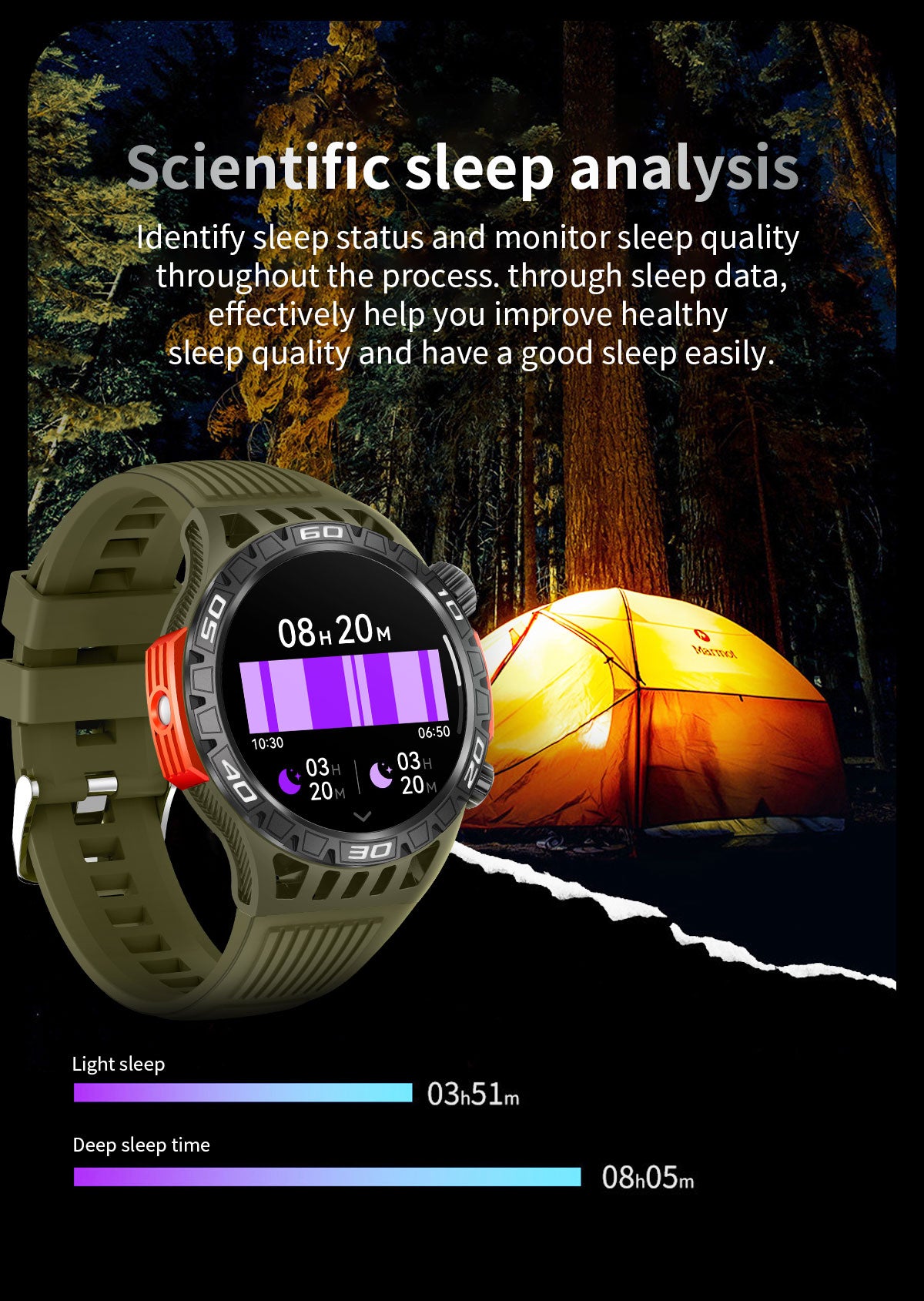 LumenVira Tactical Smartwatch