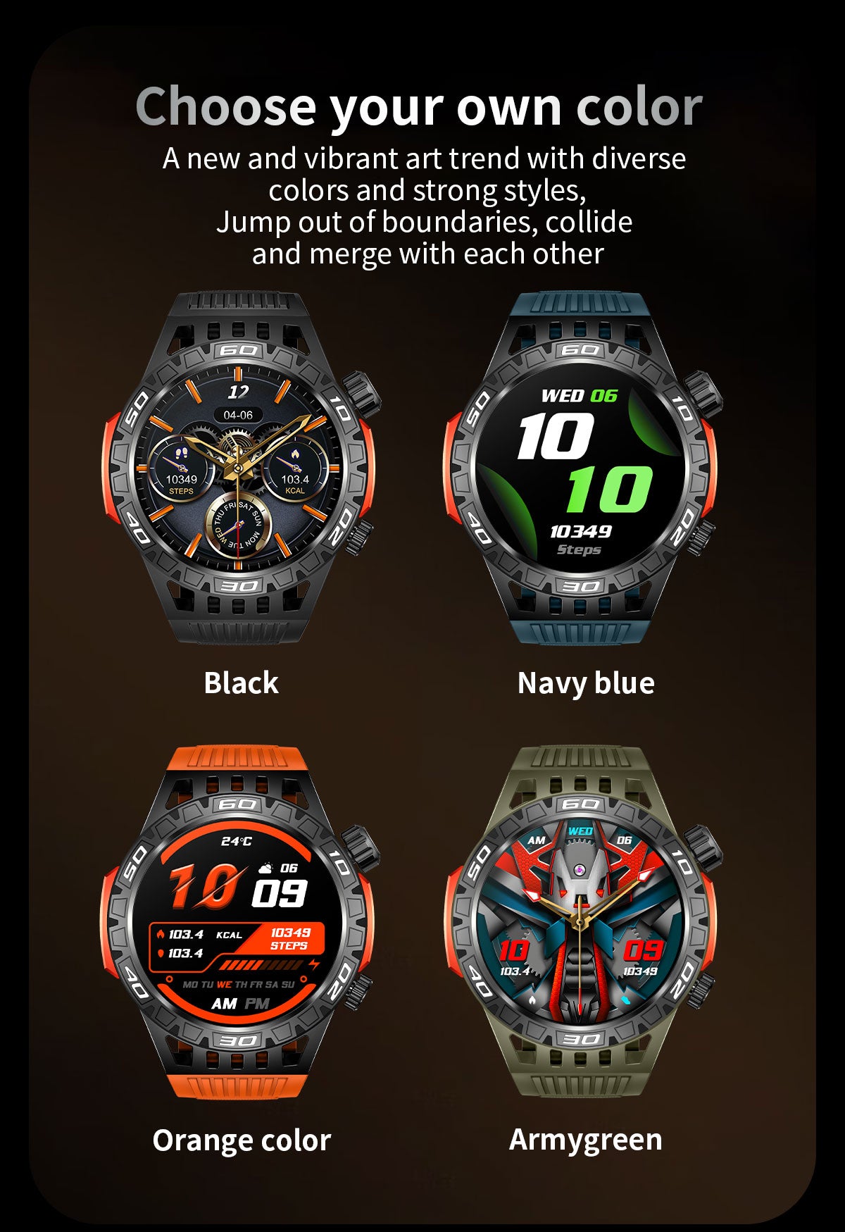 LumenVira Tactical Smartwatch