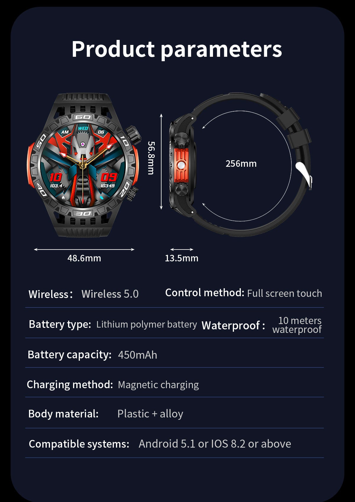 LumenVira Tactical Smartwatch