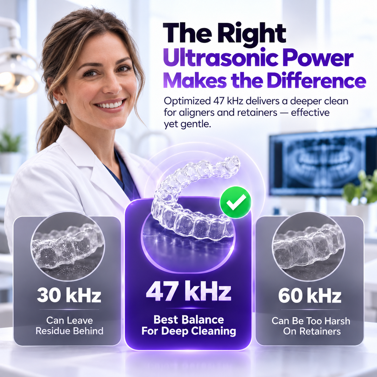Glowence Ultrasonic Retainer Cleaner