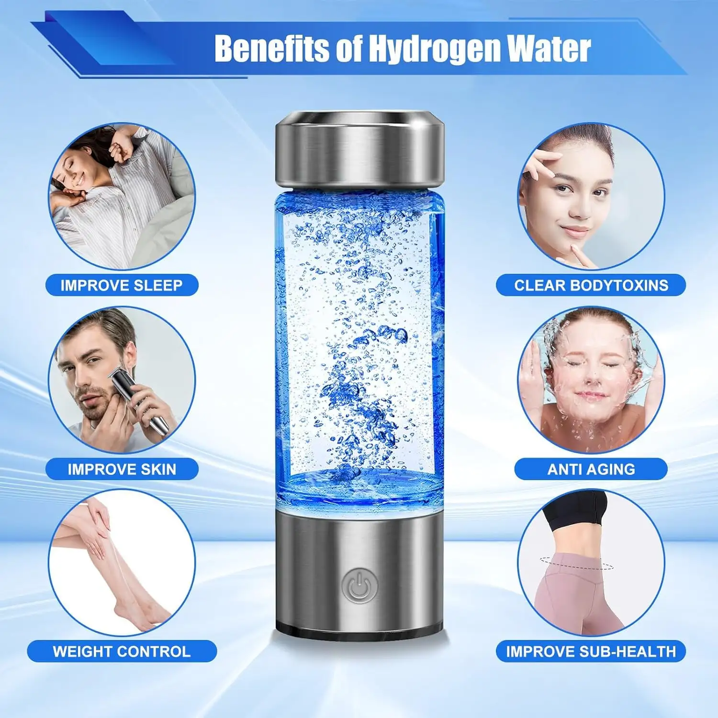 Aquyn Hydrogen Water Bottle