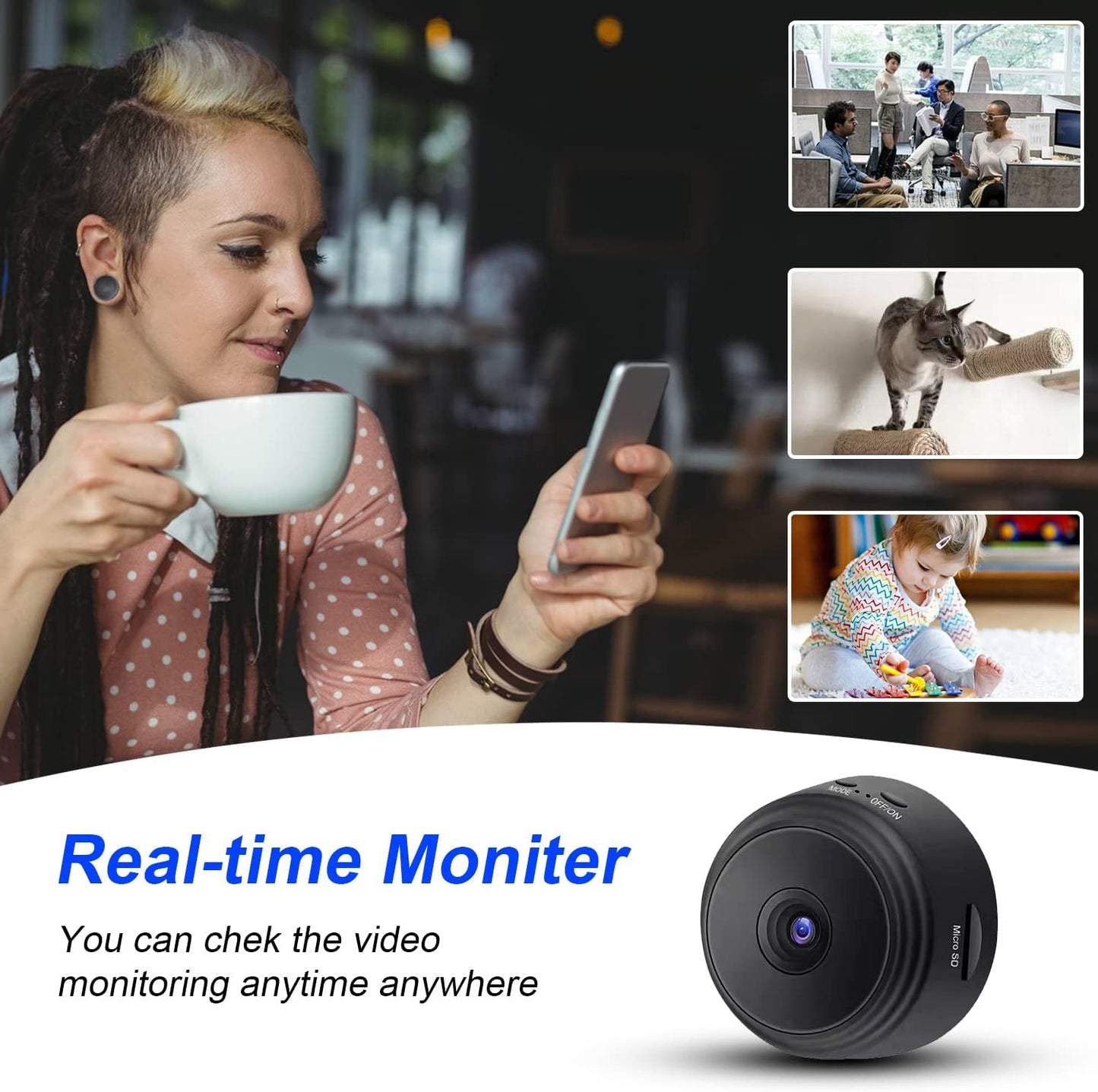 EyeCam Mini Spy Security Home Camera