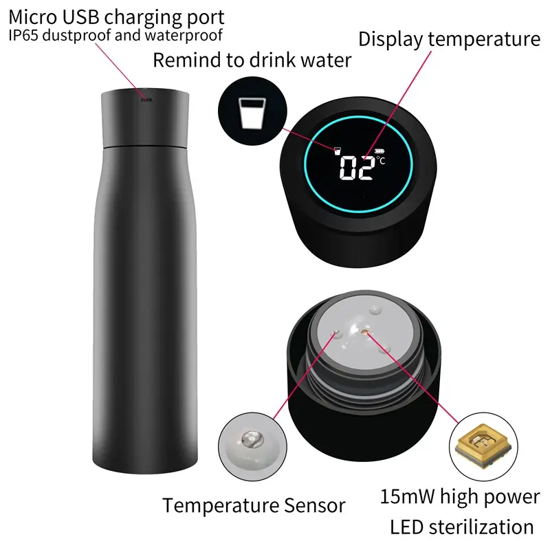 Aquyn UV Light Water Bottle
