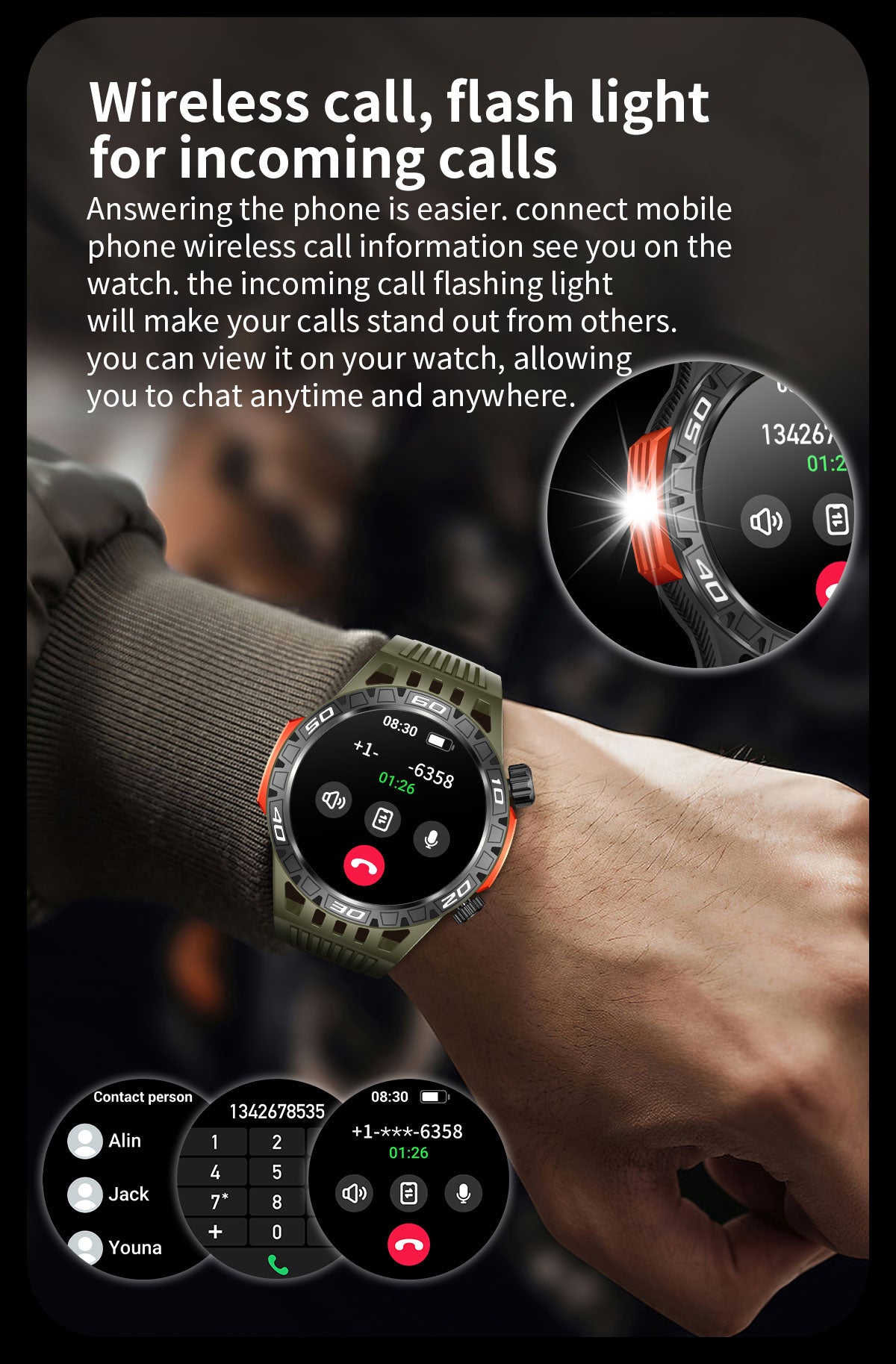 LumenVira Tactical Smartwatch