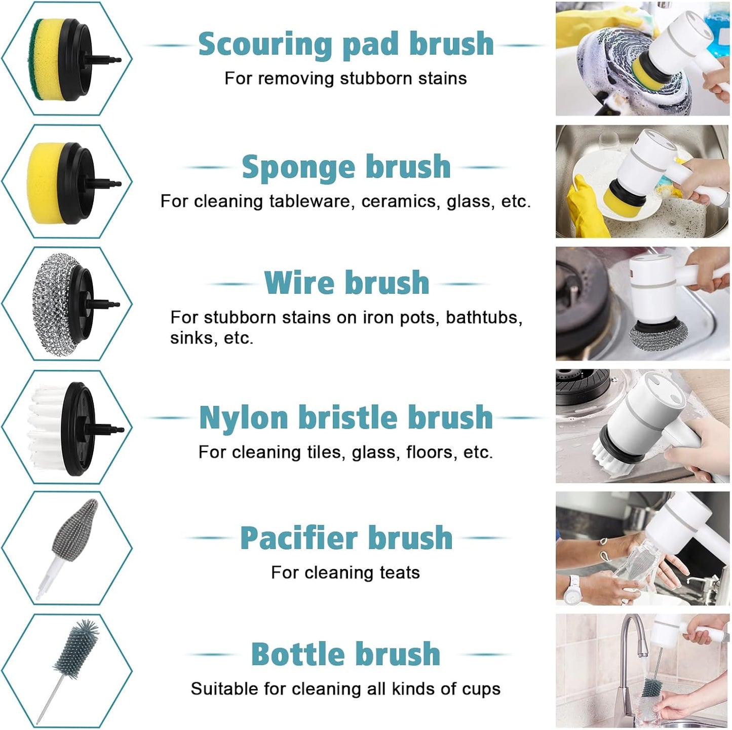 Kiyora Electric Cleaning brush