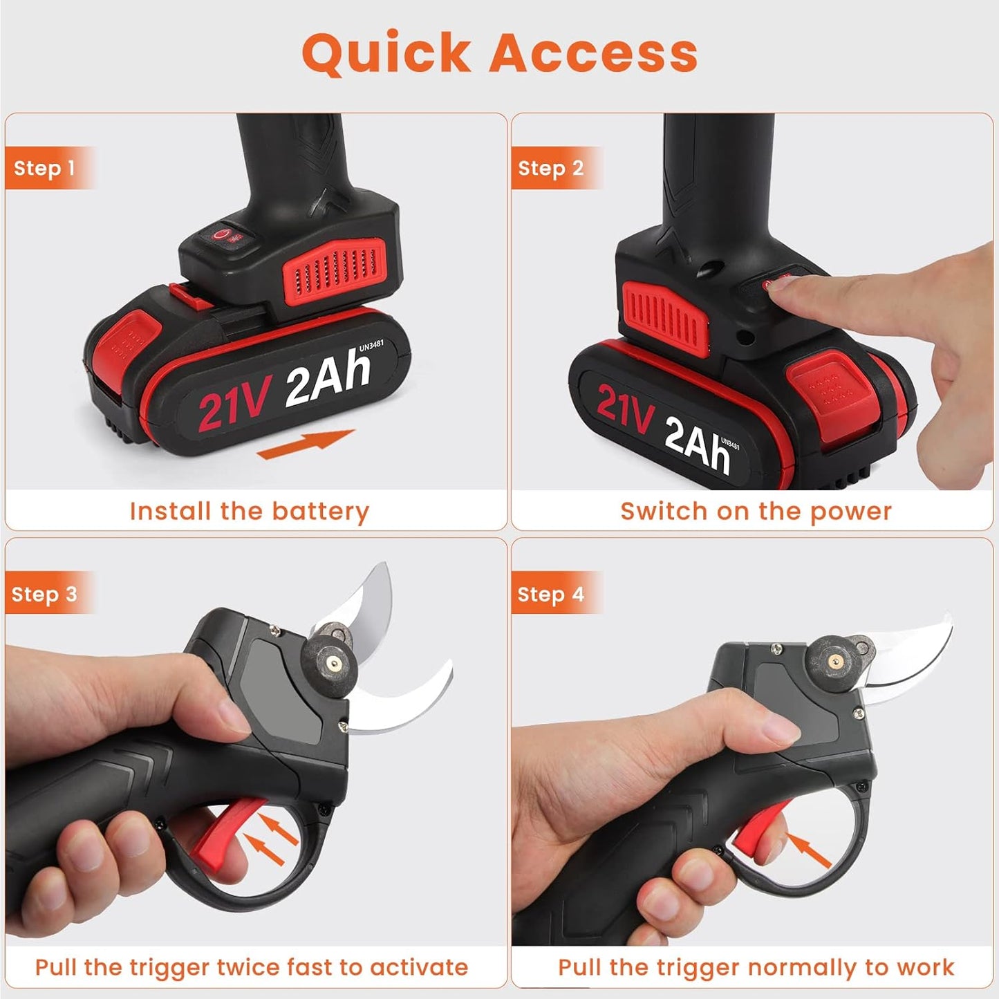 Arbina Electric Pruning Shears