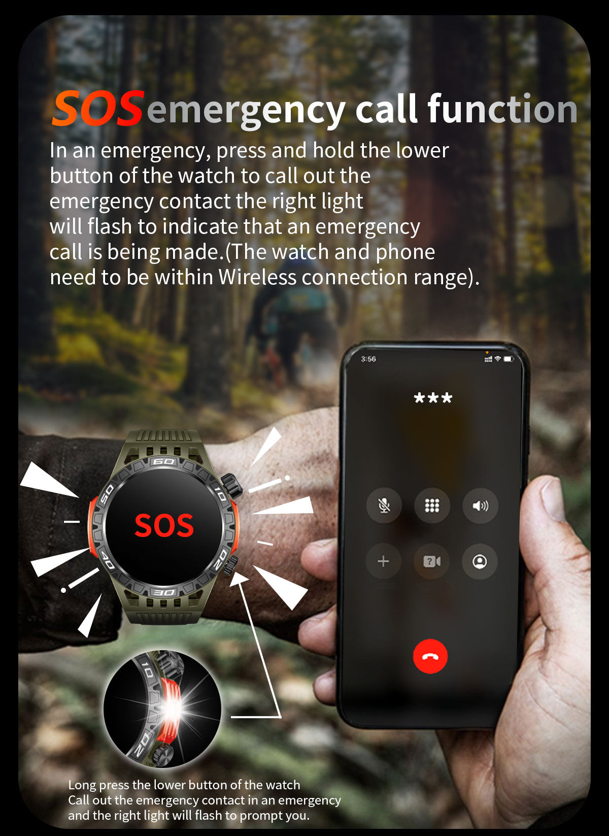 LumenVira Tactical Smartwatch