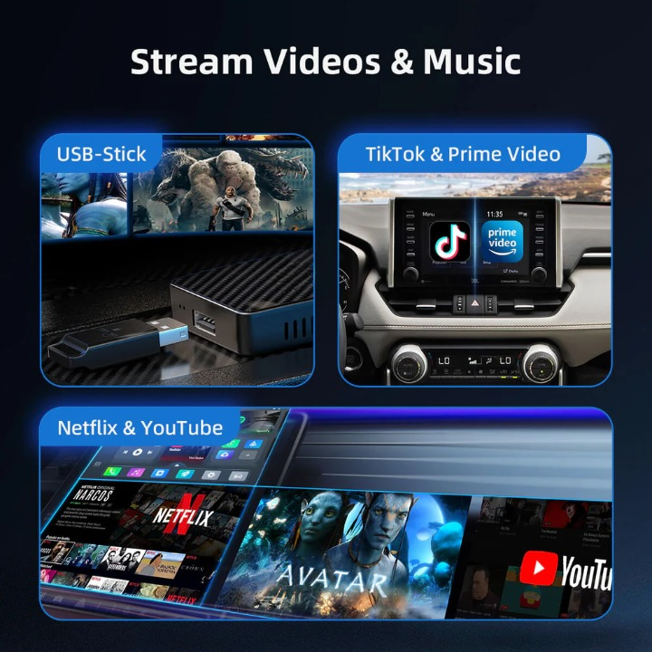 Carvion - Wireless Carplay Android Auto Adapter