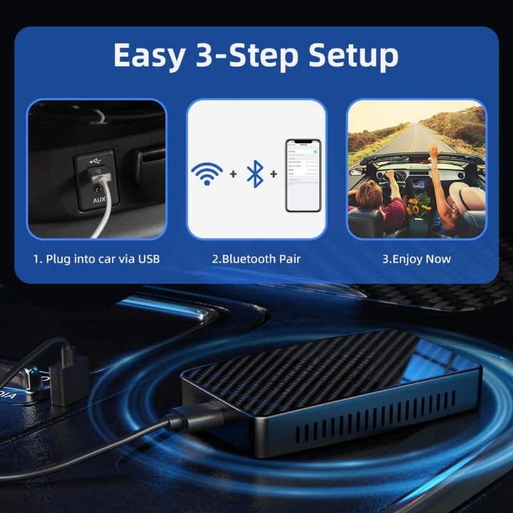 Carvion - Wireless Carplay Android Auto Adapter