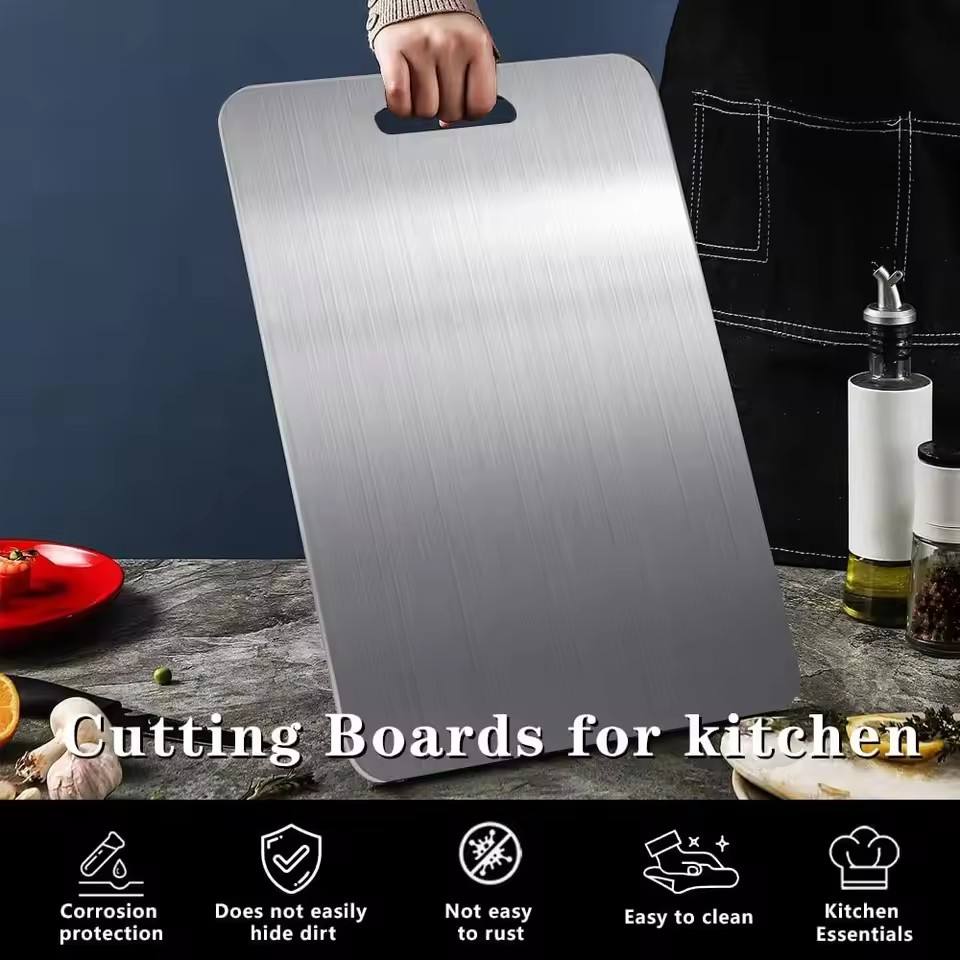 MeatIQ Stainless steel Cutting Board