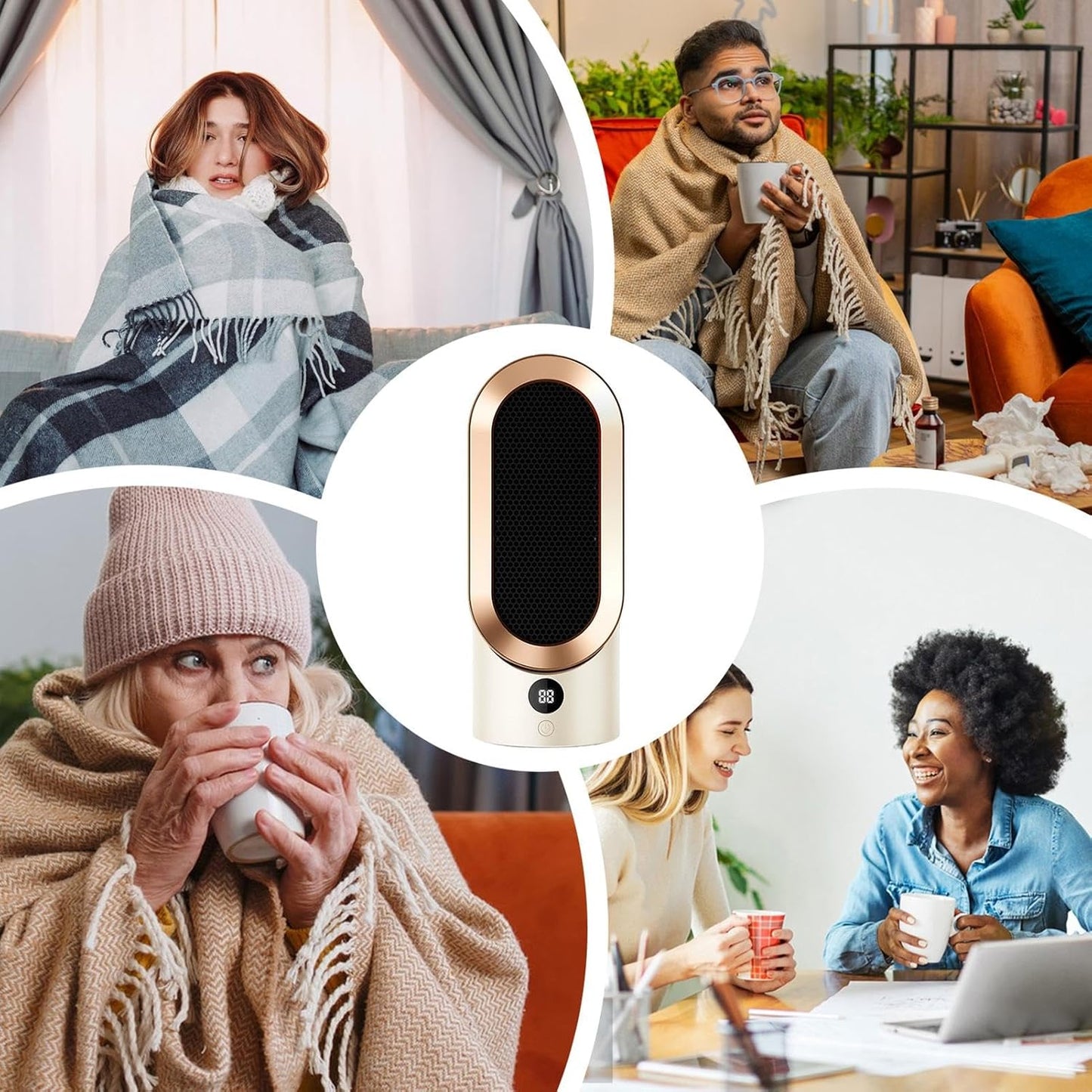 AirHeater Pro Portable Electric Fan Heater