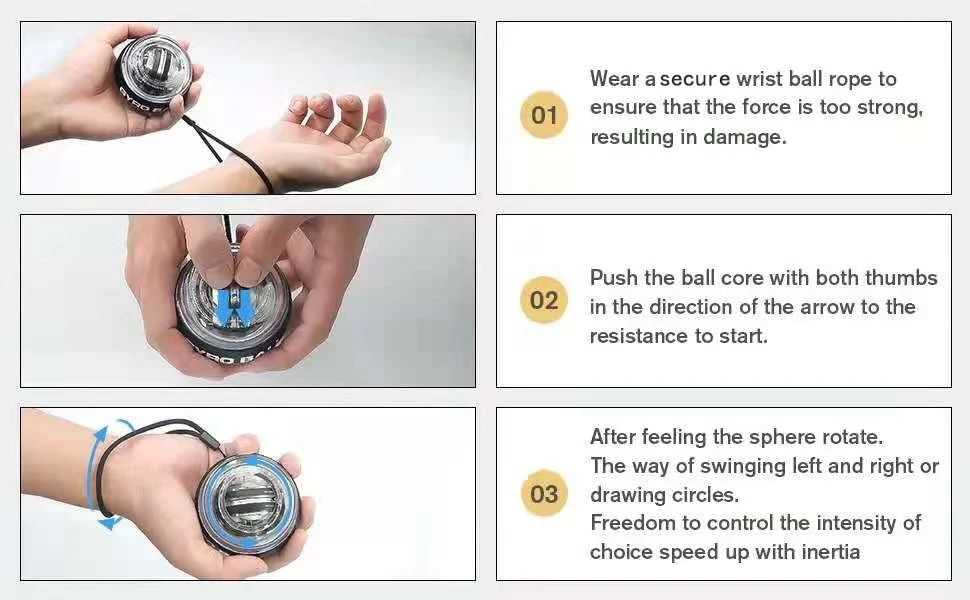 Wrist Ball Gyro Ball