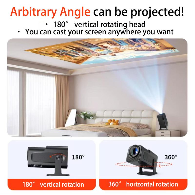 ProjectorDomo 2.0 Mini Home Projector