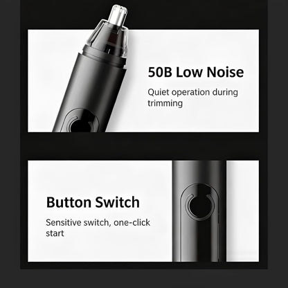 GLOWENCE NOSE HAIR TRIMMER FOR MEN & WOMEN PAINLESS 360º CUT IN 60S