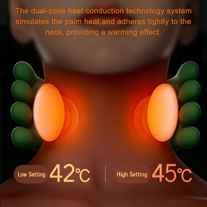 Glowence Shiatsu Neck & Shoulder Massager Cordless with Heat