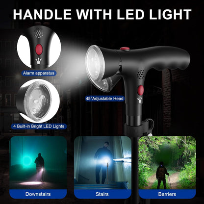 Walknix Walking Stick with LED Light