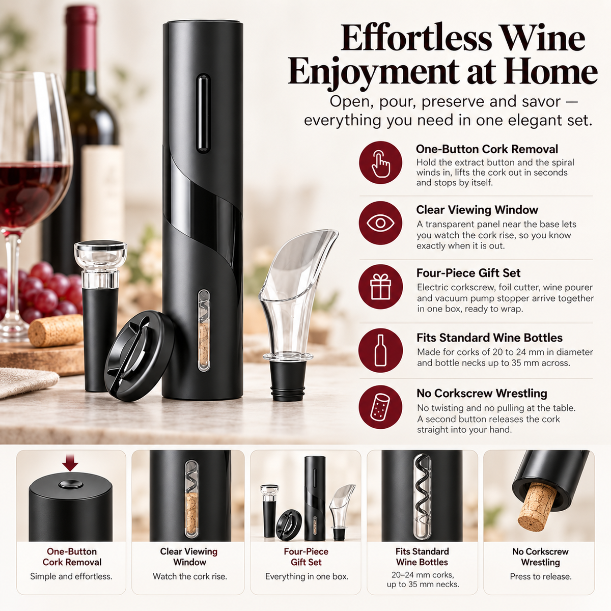 Brindel Electric Wine Opener
