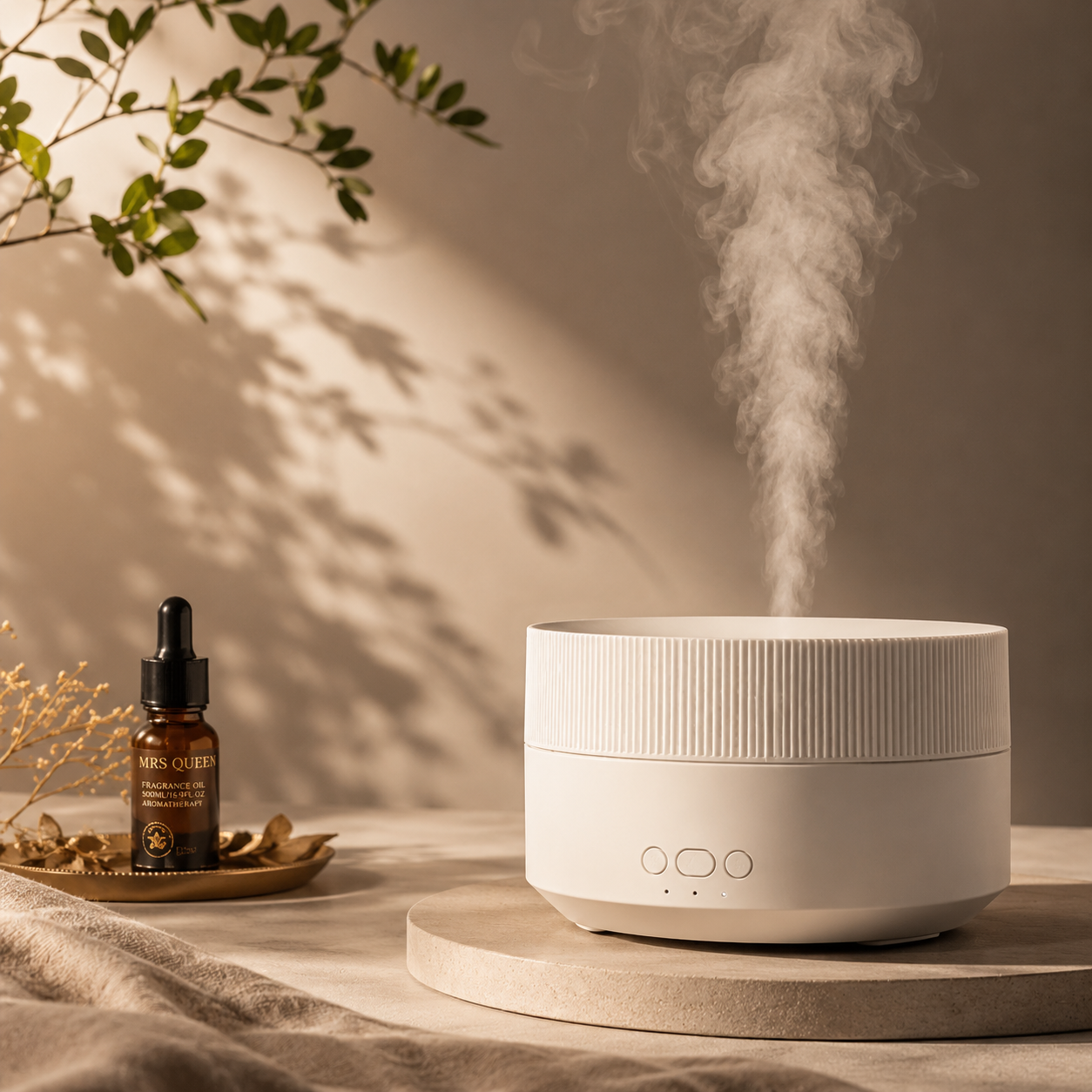 Glowence Cool Mist Air Humidifier for Bedroom – Ultrasonic, Quiet, with Timer & Night Light