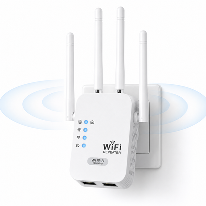 WeXtend Pro 2.0 — Dual Band WiFi Booster & Range Extender