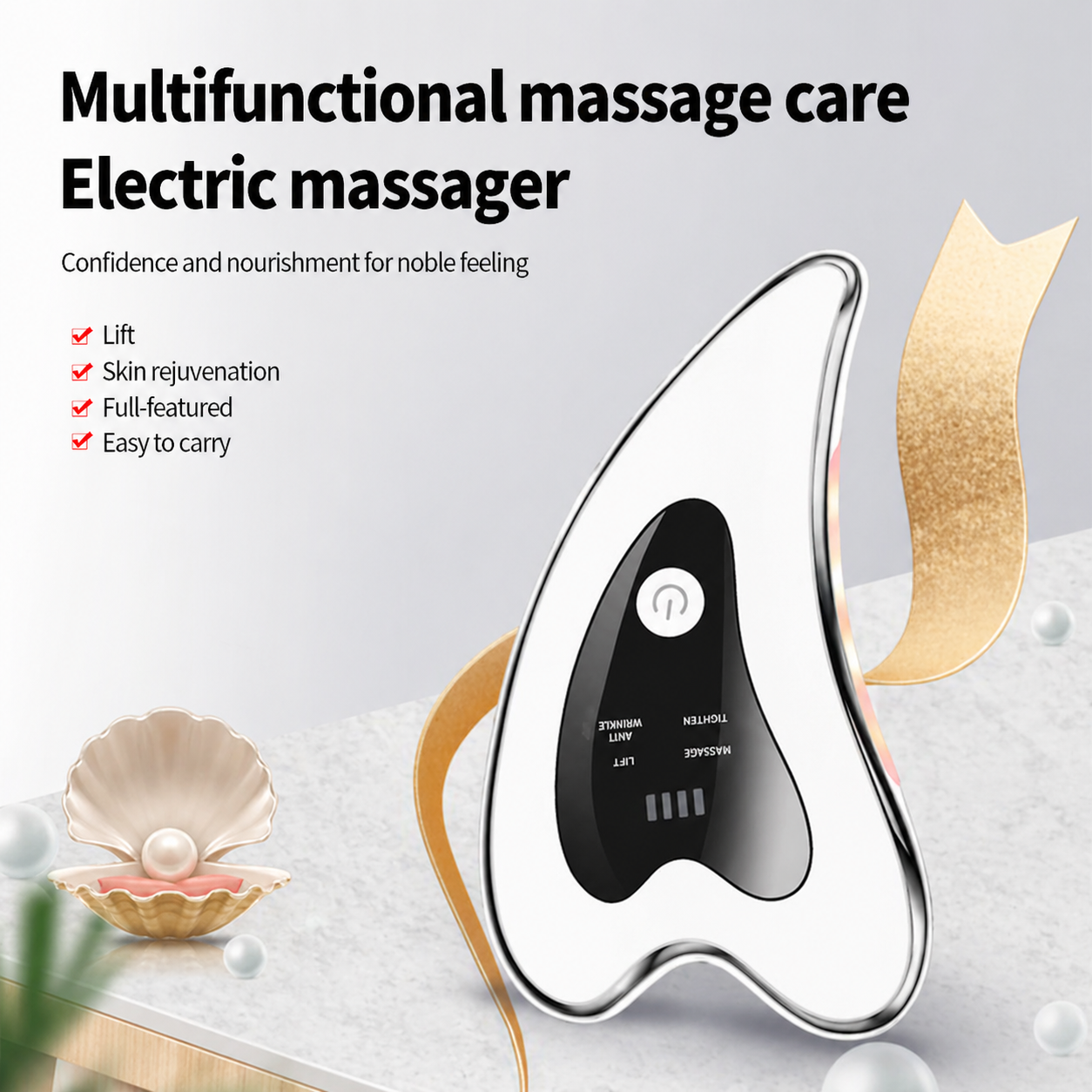 Glowence Facial Massager 4-in-1 Lift, Sculpt & Glow