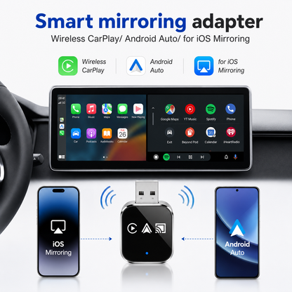 Carvion  Wireless CarPlay & Android Auto Adapter