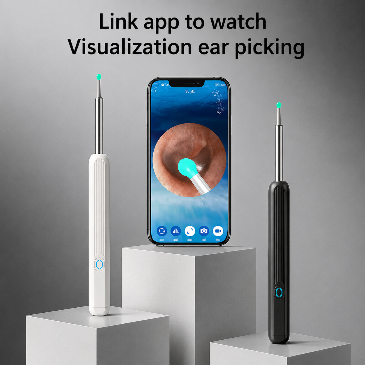 Glowence Ear Cleaner with Real-Time HD Camera | Safe At-Home Ear Wax Removal