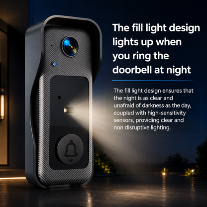Tolven Doorbell — Wireless Video Doorbell with Camera & Two-Way Talk | No Wiring, No Subscription