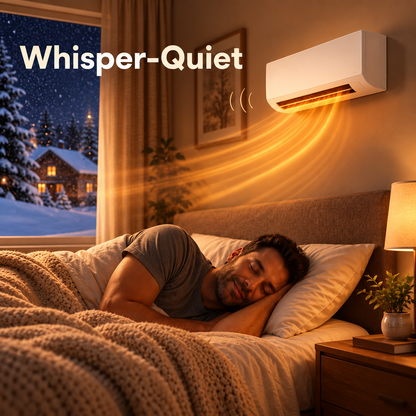 Klimura Wall Mounted Fan Heater