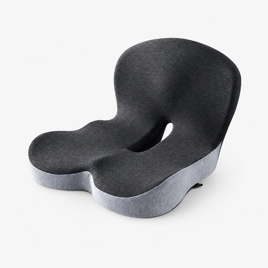 Glowence Coccyx Cushion, Memory Foam Seat Cushion for Tailbone Pressure Relief