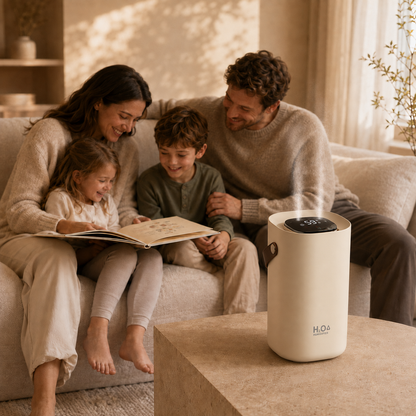 Glowence Cool Mist Baby Humidifier — Cordless, Dual Spray
