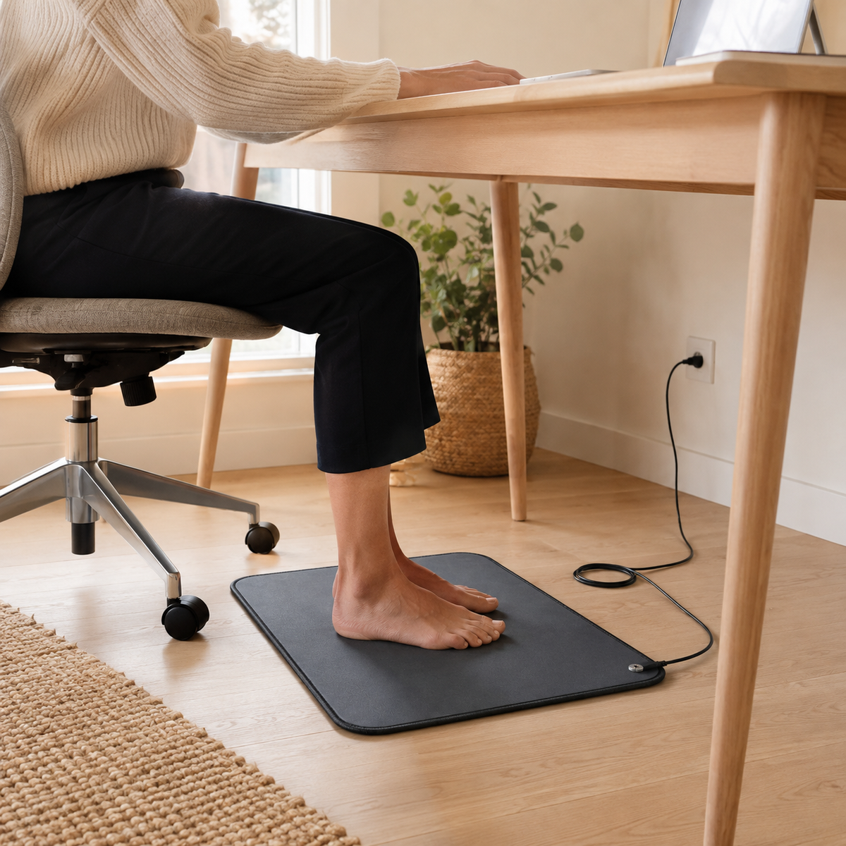 Lumuflow Grounding Mat  Earthing Mat for Sleep, Desk & Travel
