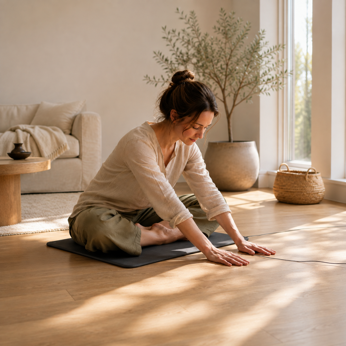 Lumuflow Grounding Mat  Earthing Mat for Sleep, Desk & Travel