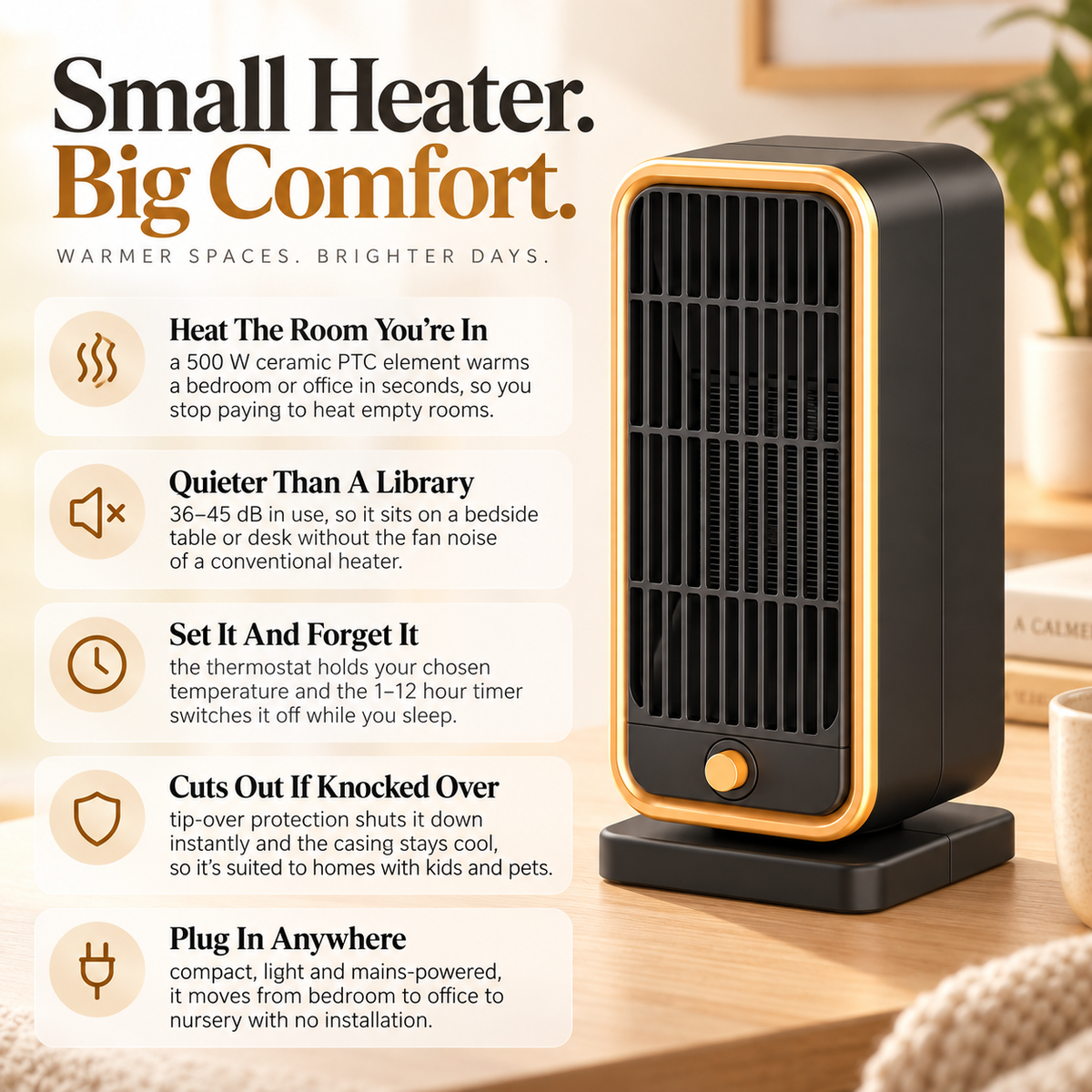 Klimura Portable Ceramic Heater