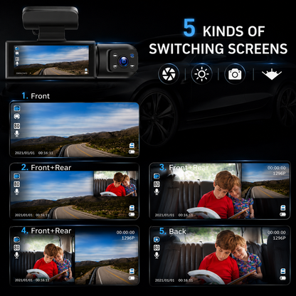 Dashure Full HD Dash Cam for Cars