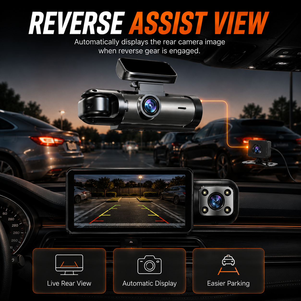 Dashure Full HD Dash Cam for Cars