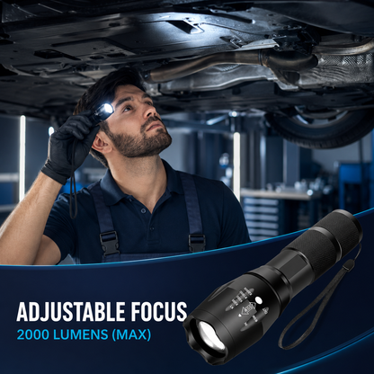 LumenVira LED Tactical Flashlight 2000 Lumens