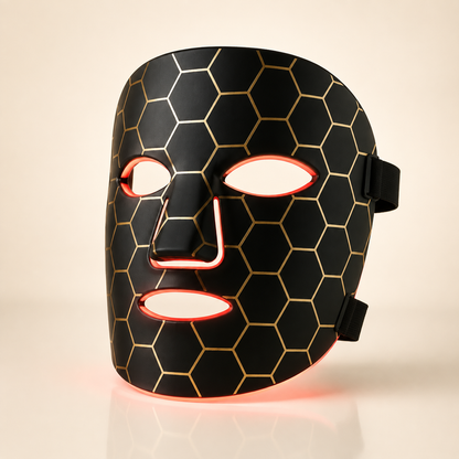 Glowence Aurelis 7 Colour LED Face Mask, Rechargeable, 15-Min Timer