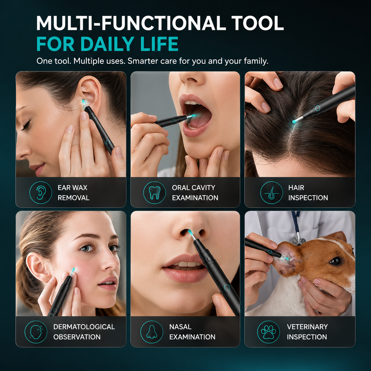 Glowence Ear Cleaner with Real-Time HD Camera | Safe At-Home Ear Wax Removal