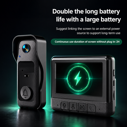 Tolven Doorbell — Wireless Video Doorbell with Camera & Two-Way Talk | No Wiring, No Subscription