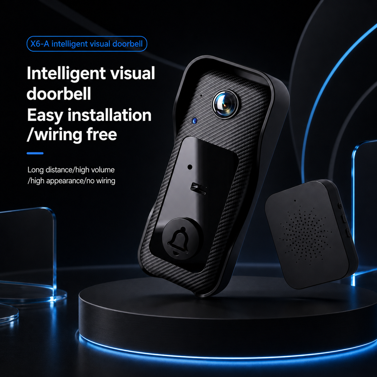 Tolven Doorbell — Wireless Video Doorbell with Camera & Two-Way Talk | No Wiring, No Subscription