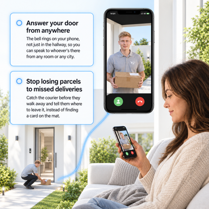 Tolven Wireless Video Doorbell with Camera
