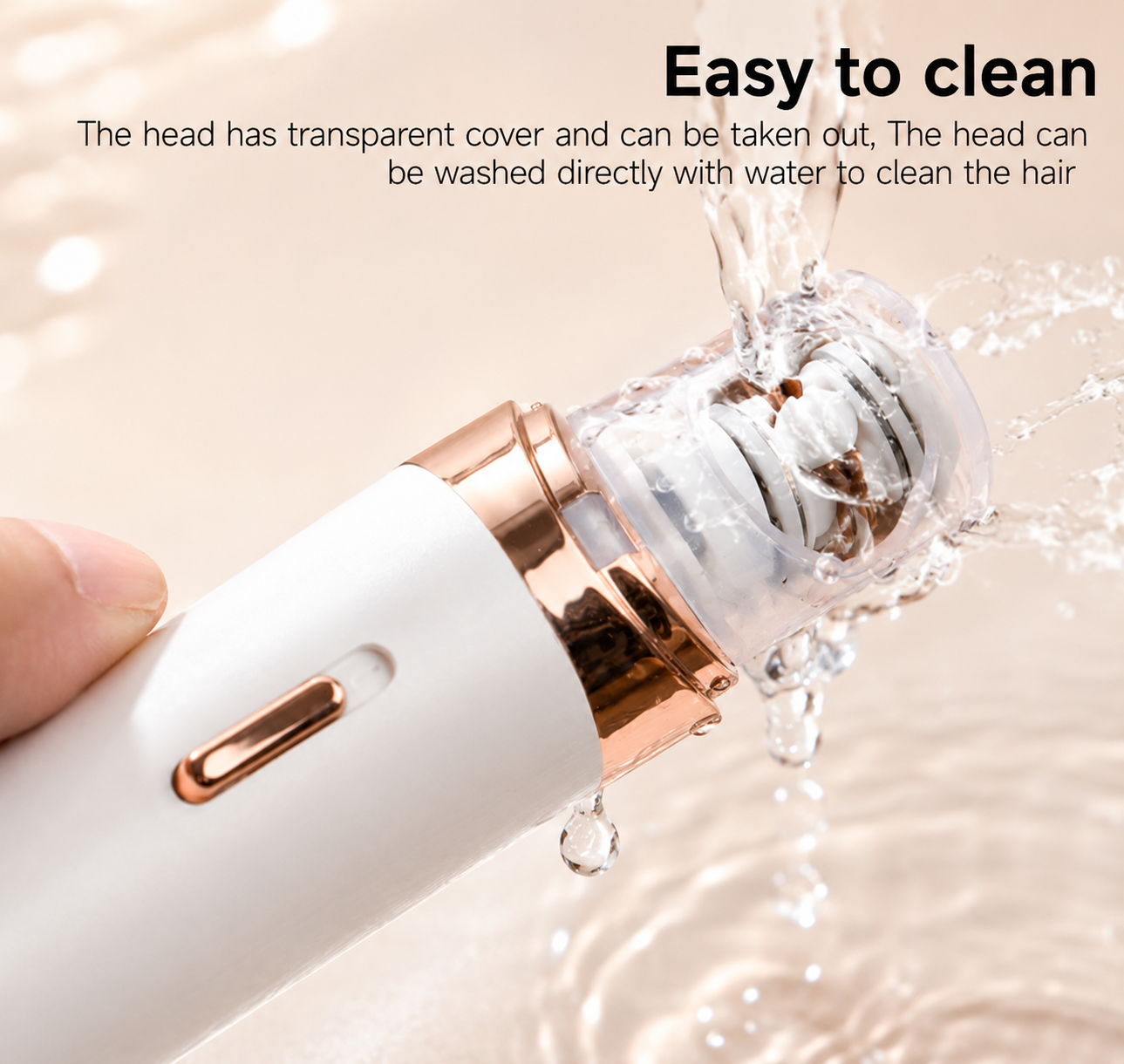 Glowence Facial Hair Remover, Painless Face Hair Trimmer for Women