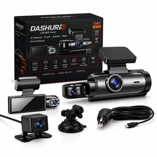 Dashure Full HD Dash Cam for Cars