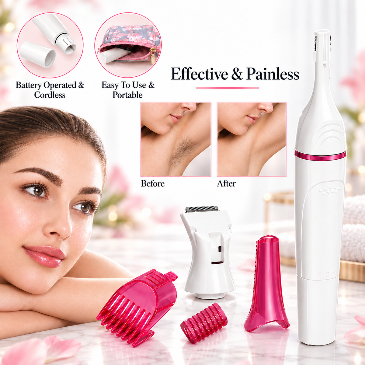 Glowence Facial Hair Remover For Women