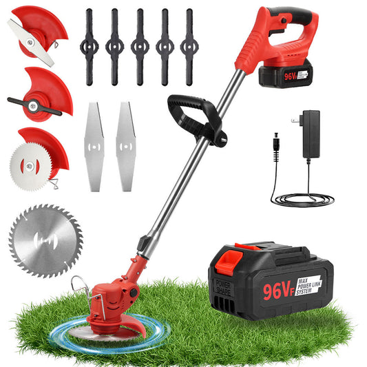 Arbina Cordless Strimmer with Metal Blade & 90° Pivot Head