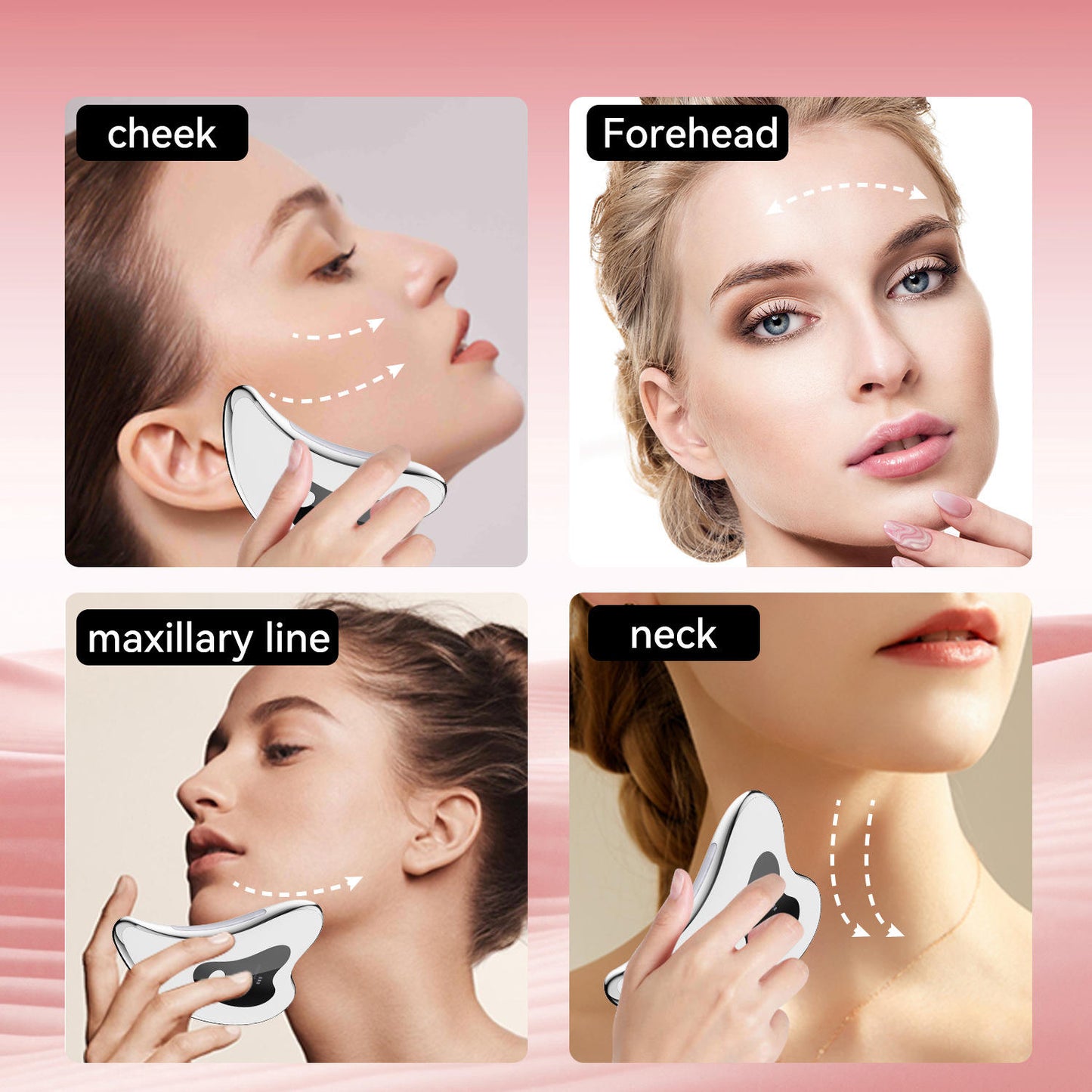 Glowence Facial Massager 4-in-1 Lift, Sculpt & Glow