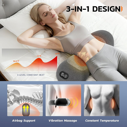Glowence Back Stretcher - Traction, Heat & Massage