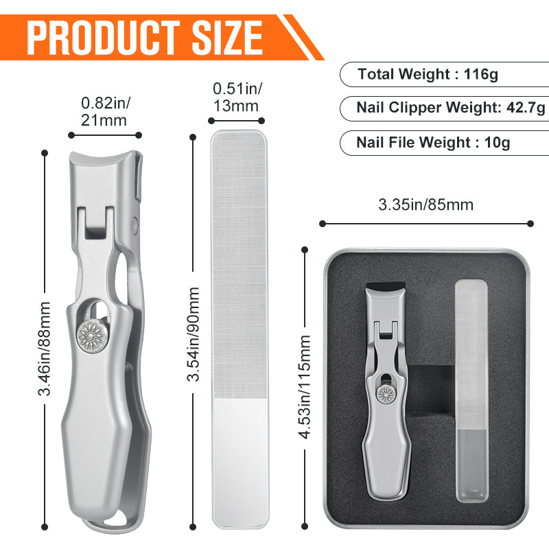 Fingernail and Toenail Clipper